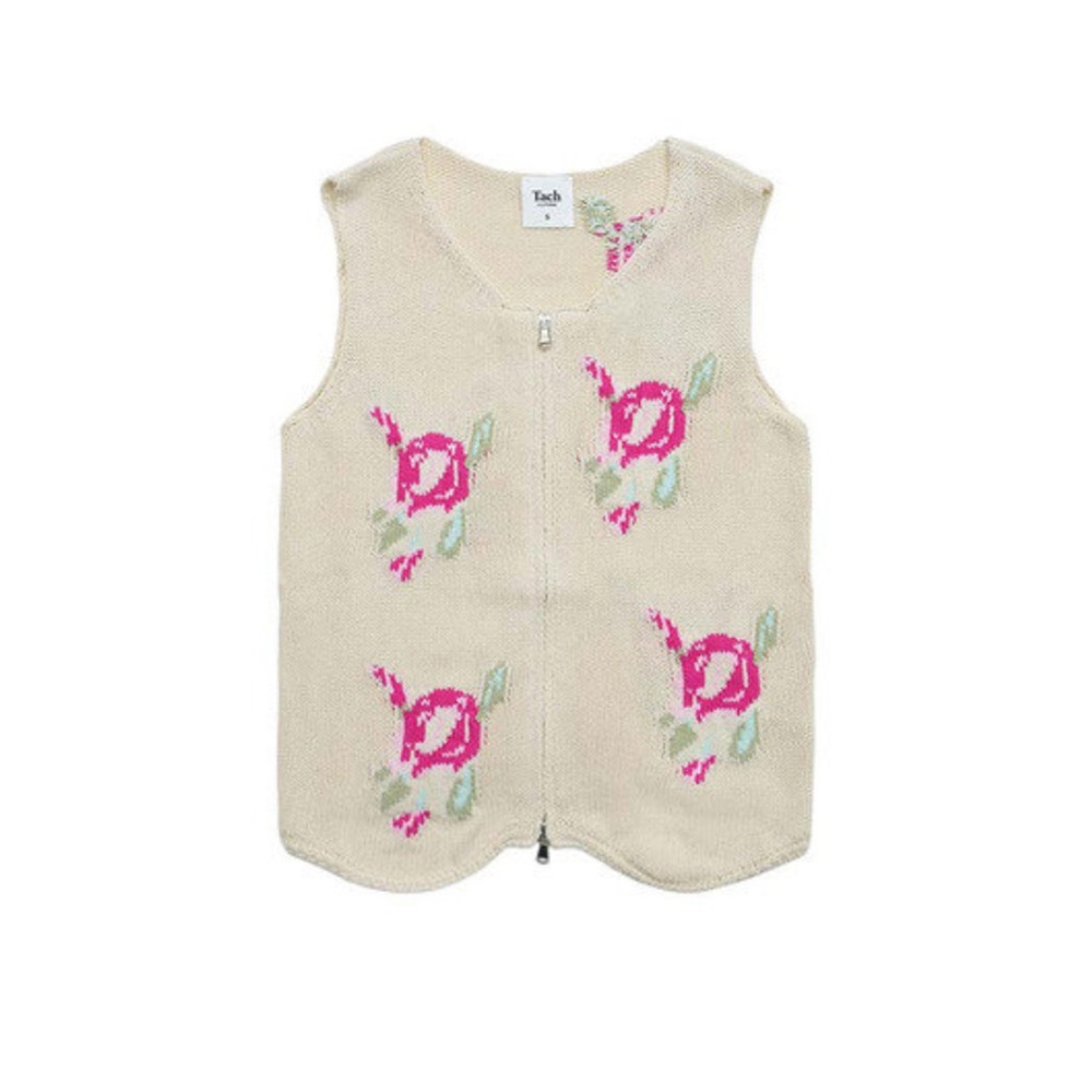 Tach Onika knit floral vest